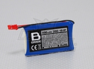 B-Grade 400mAh 1S 20C Lipoly Battery