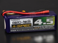 Turnigy nano-tech A-SPEC 4500mah 6S 65~130C Lipo Pack