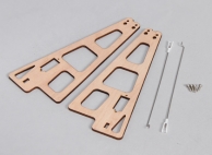 Durafly Auto-G Gyrocopter 821mm - Replacement Wood Supports w/Linkage Rods