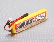 Rhino 4900mAh 3S1P 11.1V 20C Lipoly Pack
