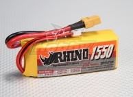 Rhino 1550mAh 4S 14.8V 25C Lipoly Pack