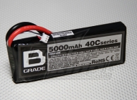 B-Grade 5000mAh 2S 40C Lipoly Battery