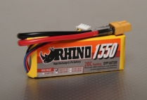 Rhino 1550mAh 3S 11.1V 20C Lipoly Pack