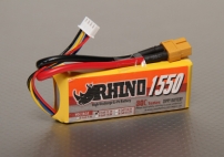 Rhino 1550mAh 3S 11.1V 30C Lipoly Pack