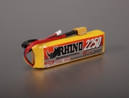 Rhino 2250mAh 3S 11.1V 40C Lipoly Pack