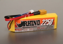 Rhino 2250mAh 3S 11.1V 25C Lipoly Pack