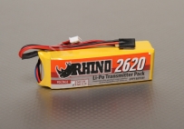 Rhino 2620mAh 3S 11.1V Low-Discharge Transmitter Lipoly Pack