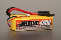 Rhino 4000mAh 3S2P 25C Lipoly Pack