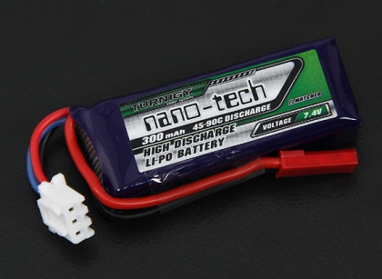Turnigy nano-tech 300mah 2S 45~90C Lipo Pack