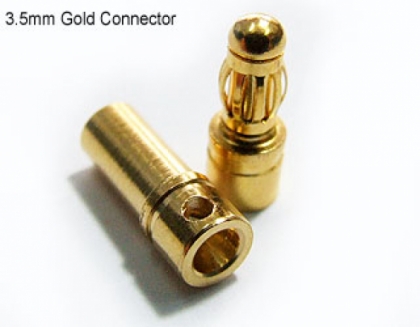 PolyMax 3.5mm Gold Connectors 1 PAIRS (2PC)