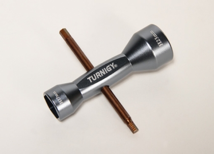 Turnigy Multifunctio Wheel Nut Wrench (17mm / 23mm)